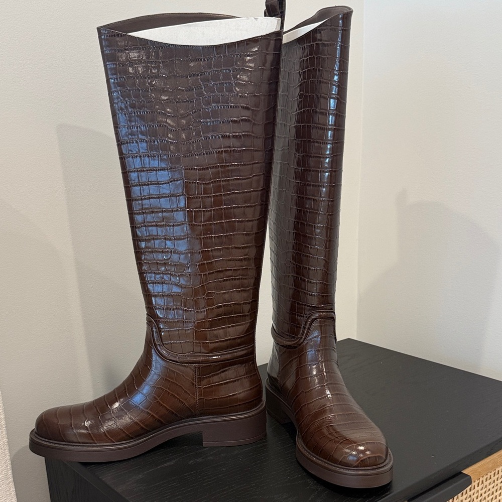 Stuart Weitzman Dark Brown Over the Knee Boots